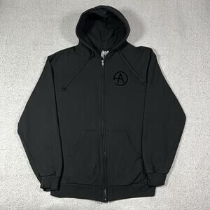 Criss Angel Hoodie Mens L Full Zip Mindfreak RAW Magician Y2K Sweatshirt Magic